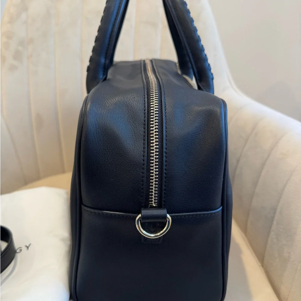 Leatherology Parker Black Satchel Bag - Picture 3 of 13